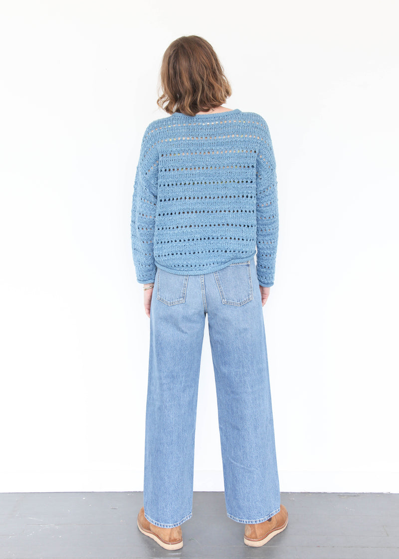 Open Pullover - Indigo