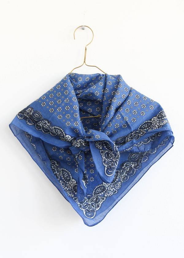 Scarf No767 - Royal Blue