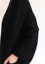Shawl Cardigan - Black OS