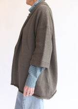 Shawl Cardigan - Rock