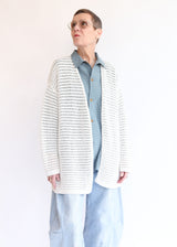 Net Cardigan - Bone OS