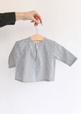 Baby Peasant Shirt - Indigo Gem