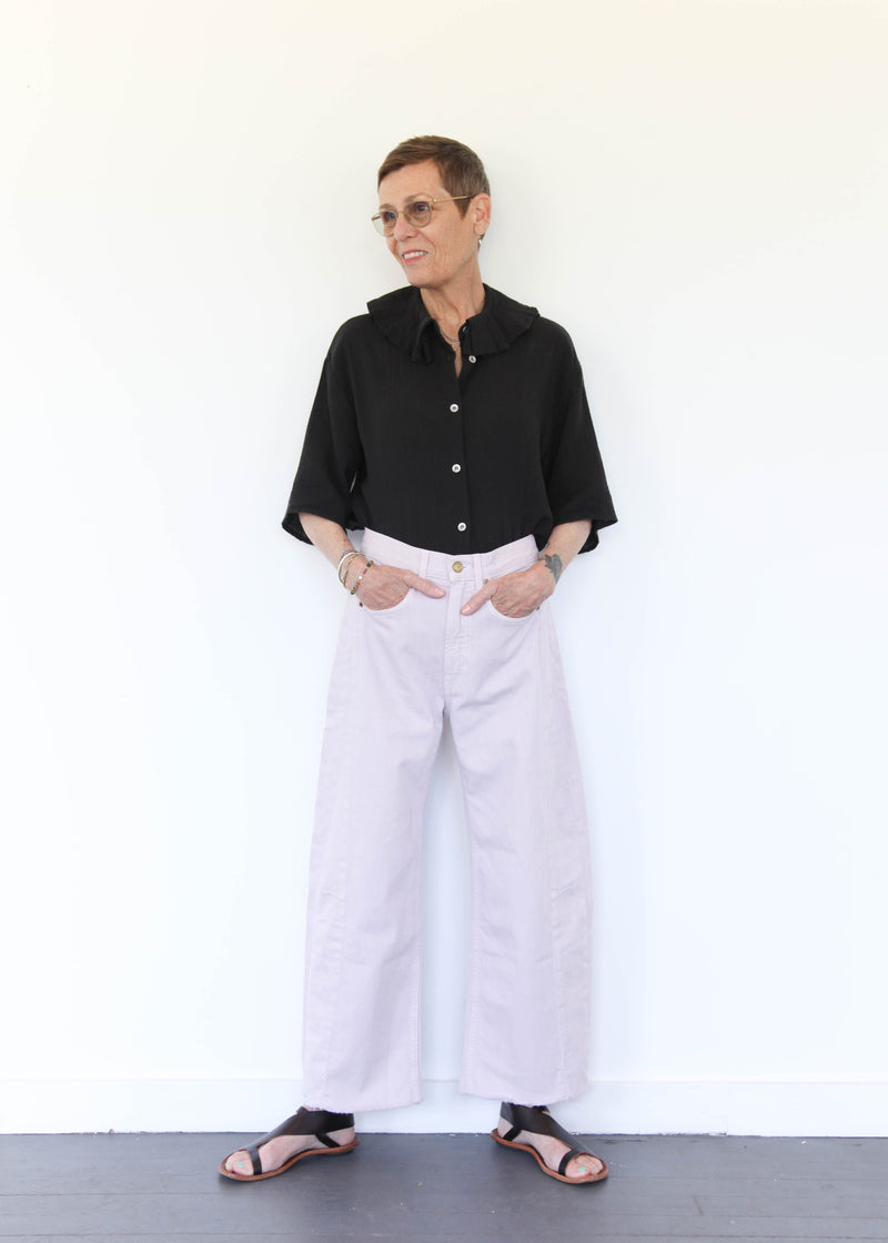 Relaxed Lasso Jean Hibiscus Overdye