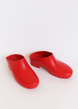 Calzuro Classic Clog Without Holes - Red