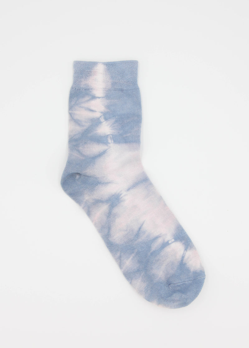Naturally Dyed Tie Dye Ankle Socks