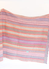 Kantha Quilt - Multi Stripe