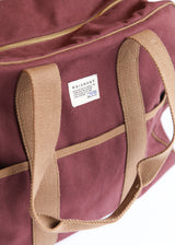 Large Week-End Bag No48 - Canvas Garnet