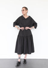 Gathered Culottes - Black