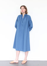 Balloon Sleeve Dress - Blue