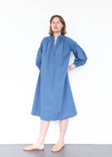 Balloon Sleeve Dress - Blue