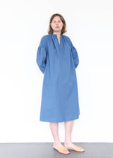 Balloon Sleeve Dress - Blue