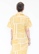Narrow Kite Dress - Print Gold