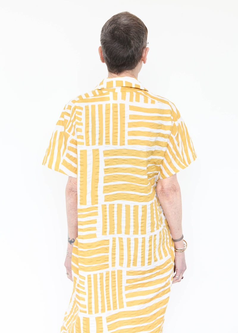 Narrow Kite Dress - Print Gold