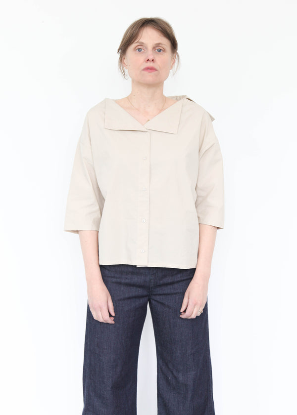 Sailor Collar Top - Oyster