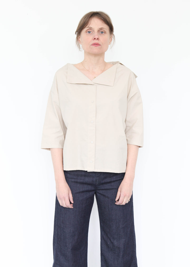Sailor Collar Top - Oyster