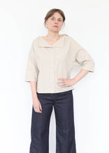 Sailor Collar Top - Oyster