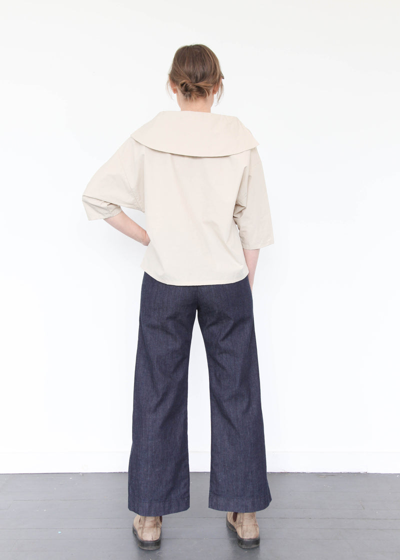 Sailor Collar Top - Oyster