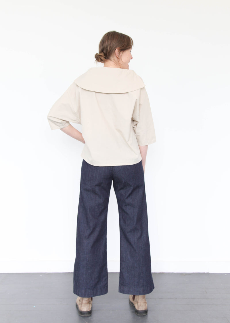 Sailor Collar Top - Oyster