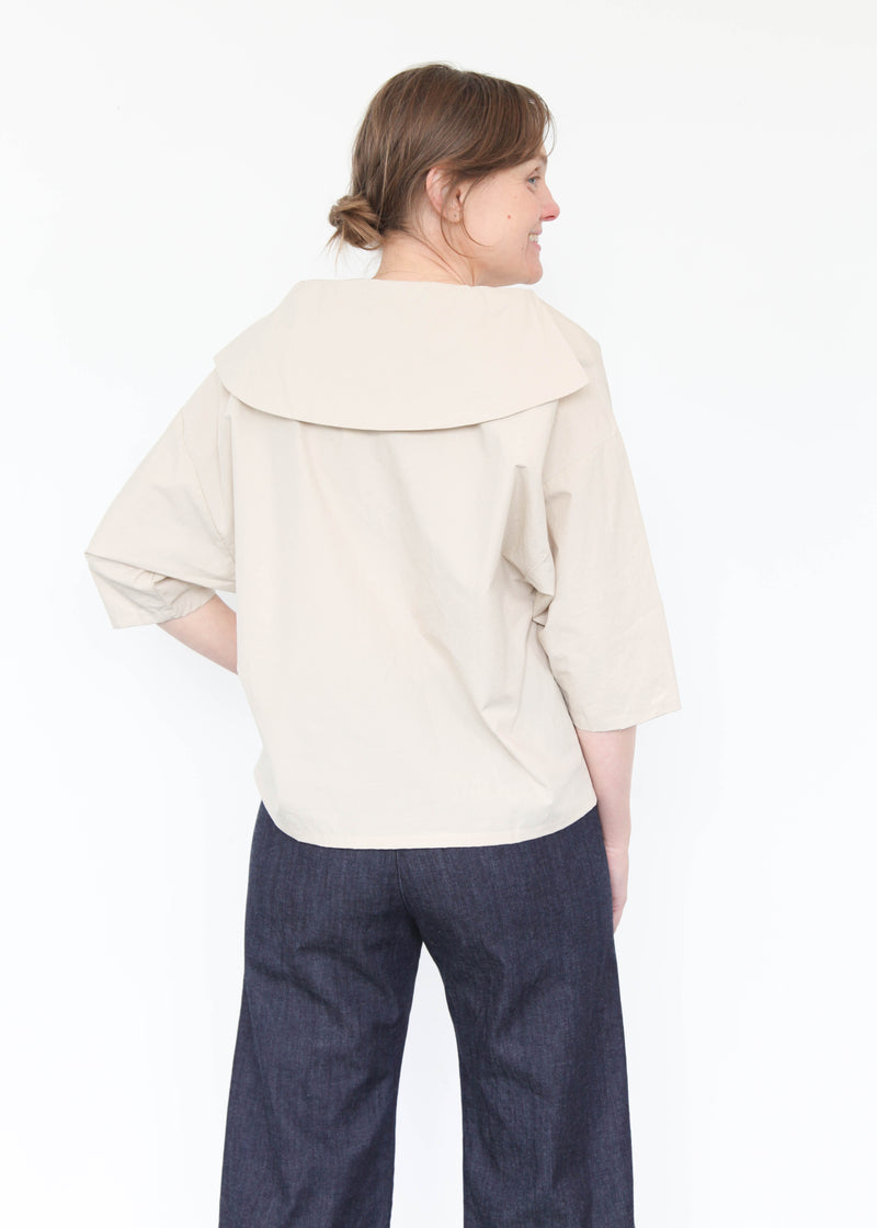 Sailor Collar Top - Oyster