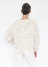 Textured Pullover - Bone