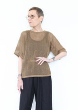 Lattice Tee - Umber