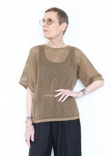 Lattice Tee - Umber