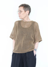 Lattice Tee - Umber