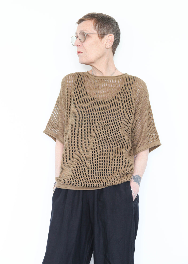 Lattice Tee - Umber