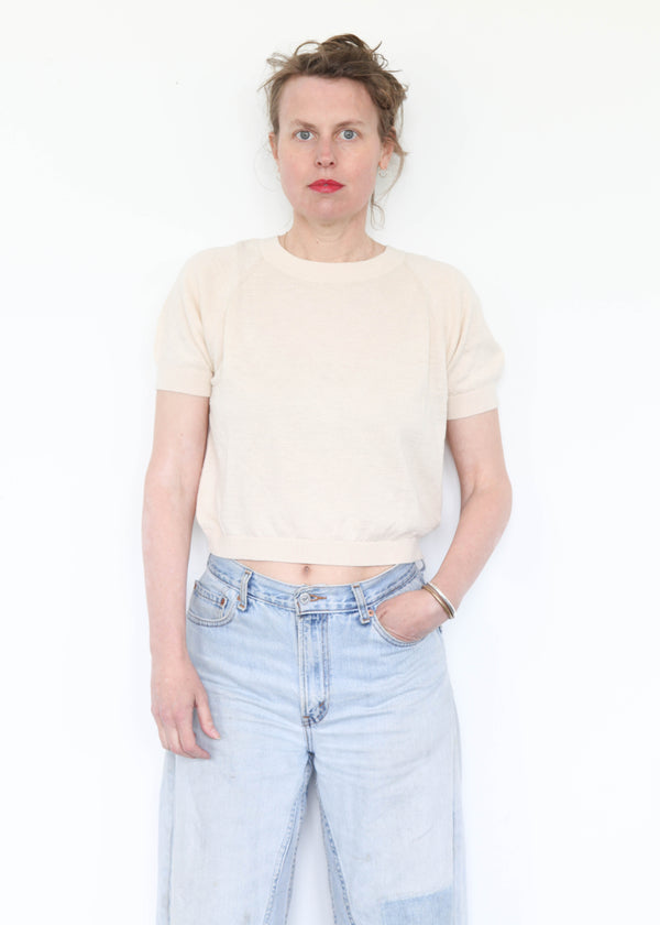 Raglan Tee - Cream