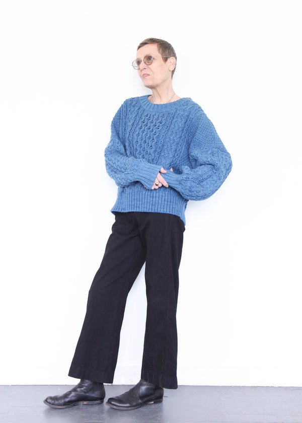 Fisherman Sweater - Indigo
