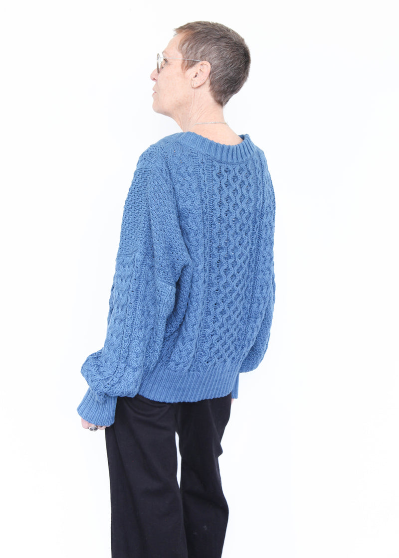 Fisherman Sweater - Indigo