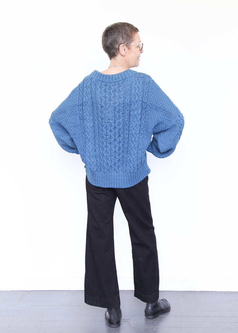 Fisherman Sweater - Indigo