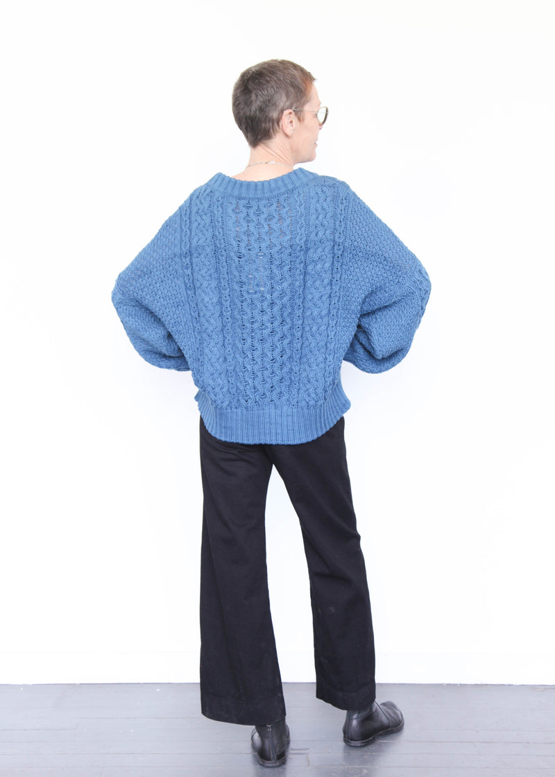 Fisherman Sweater - Indigo