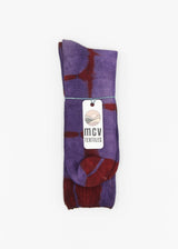 Naturally Dyed Tie Dye Crew Socks