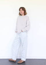 Linea Rollneck - White/Sisal