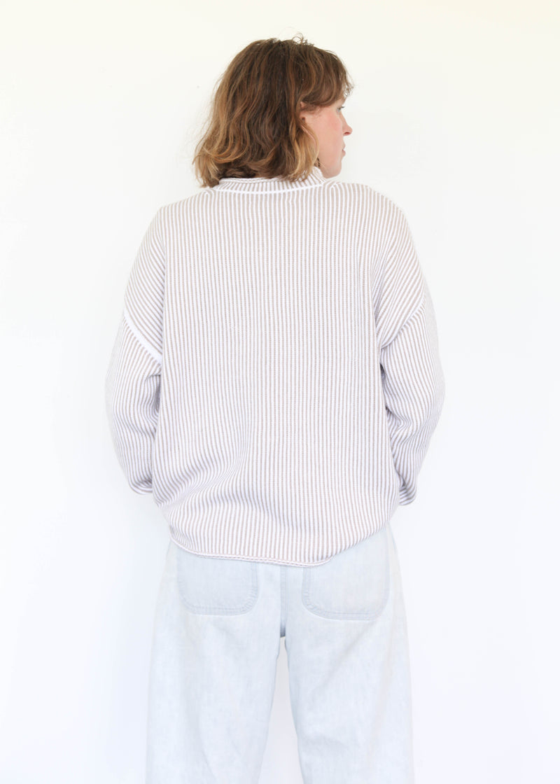 Linea Rollneck - White/Sisal