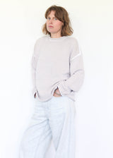 Linea Rollneck - White/Sisal