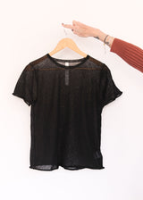 Veil Baby Tee - Black
