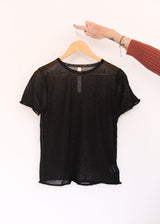 Veil Baby Tee - Black