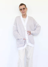 Linea Cardigan - White/Sisal OS