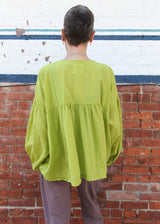 Puffy Blouse - Lime