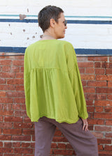 Puffy Blouse - Lime