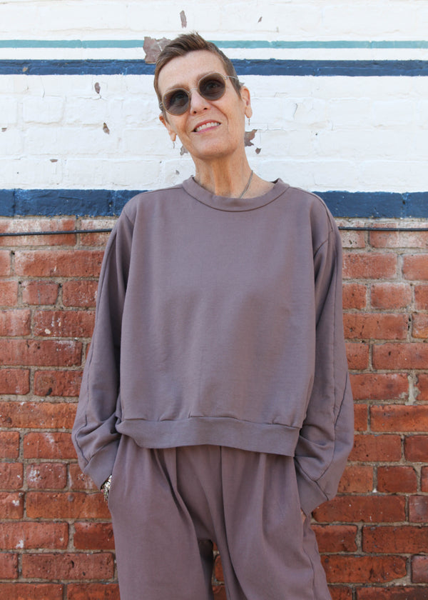 Easy Summer Sweatshirt - Mushroom