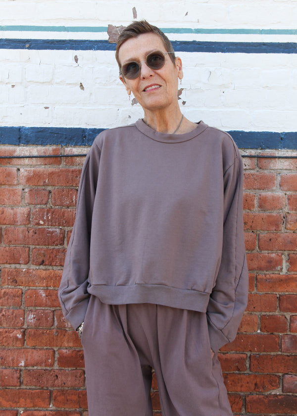 Easy Summer Sweatshirt - Mushroom