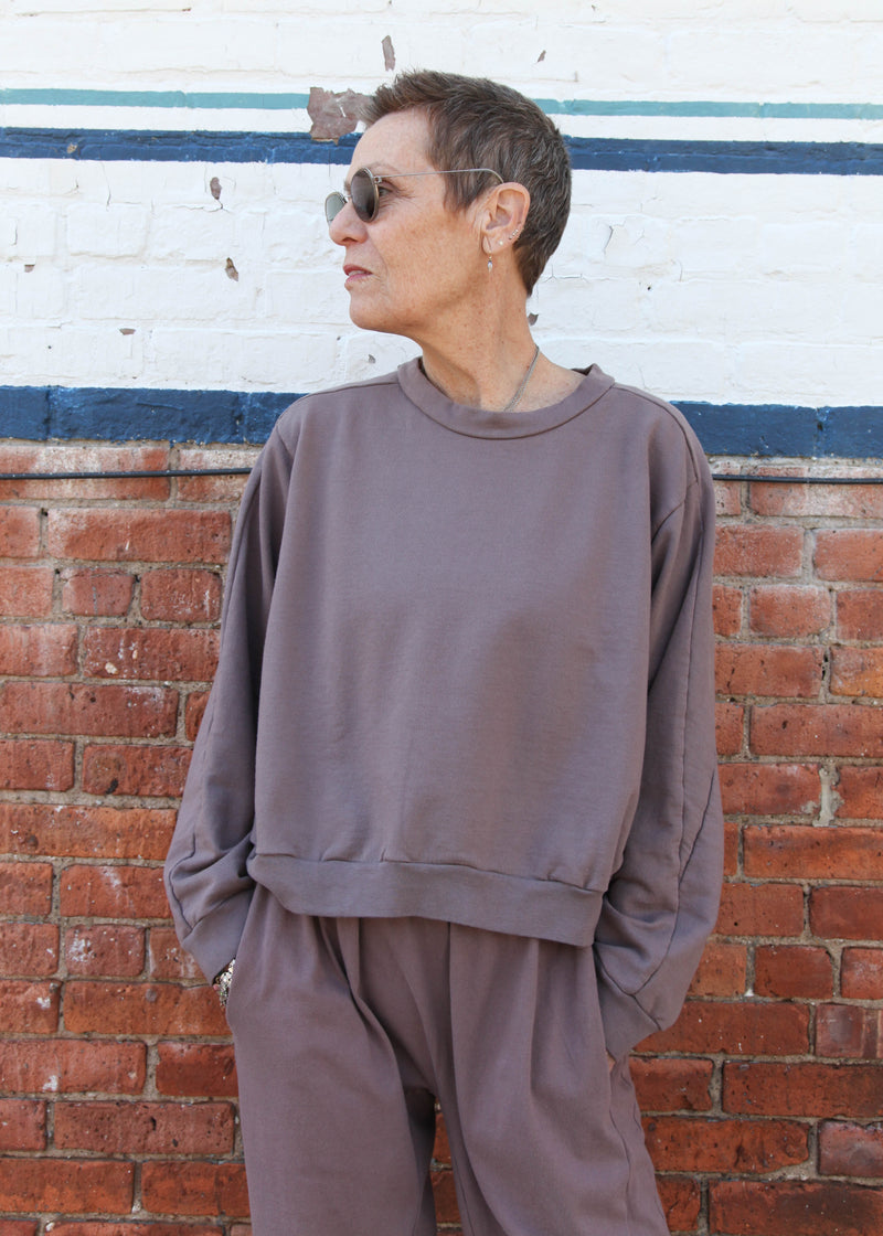 Easy Summer Sweatshirt - Mushroom