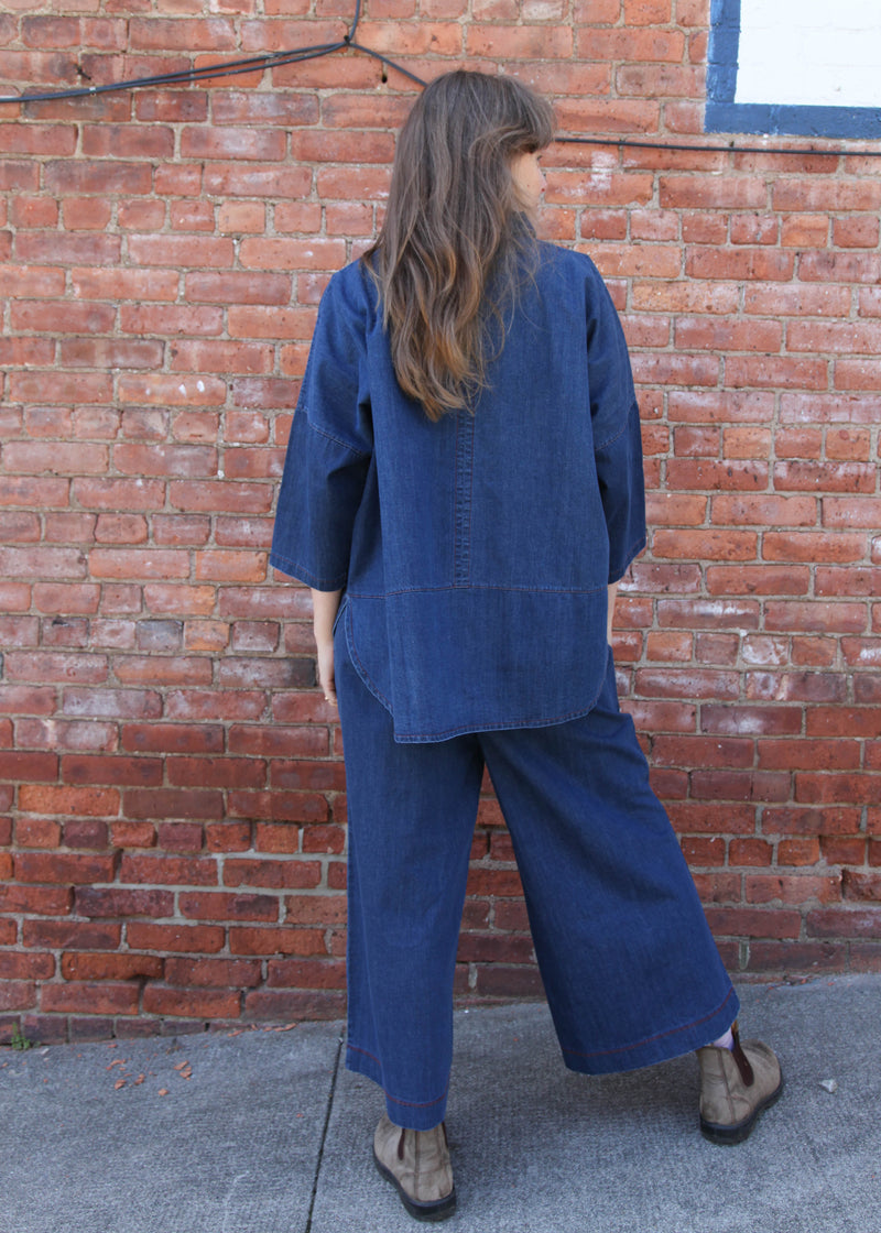 Lissie-Leigh Denim Shirt - Mid Blue