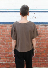 S/S Crop V-Neck