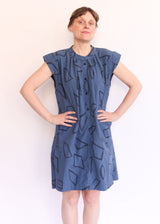 Talk Talk Dress - Marine Print