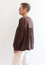 Chocolate Puff Blouse