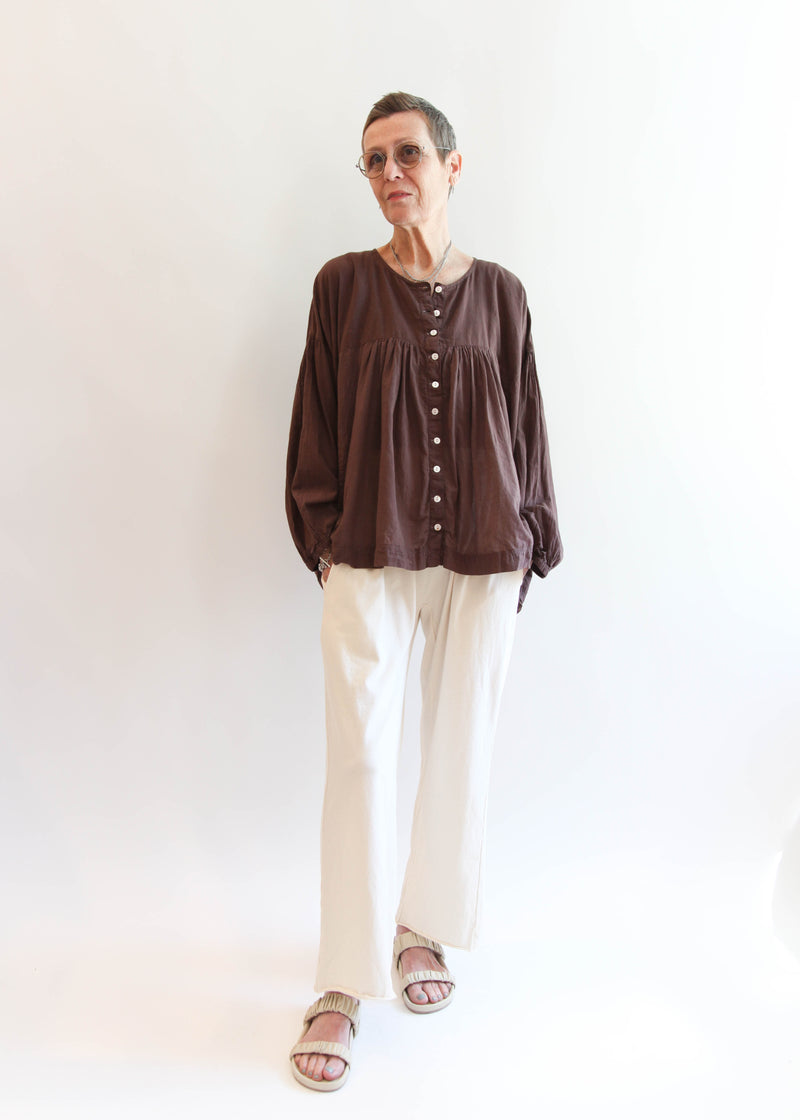 Chocolate Puff Blouse